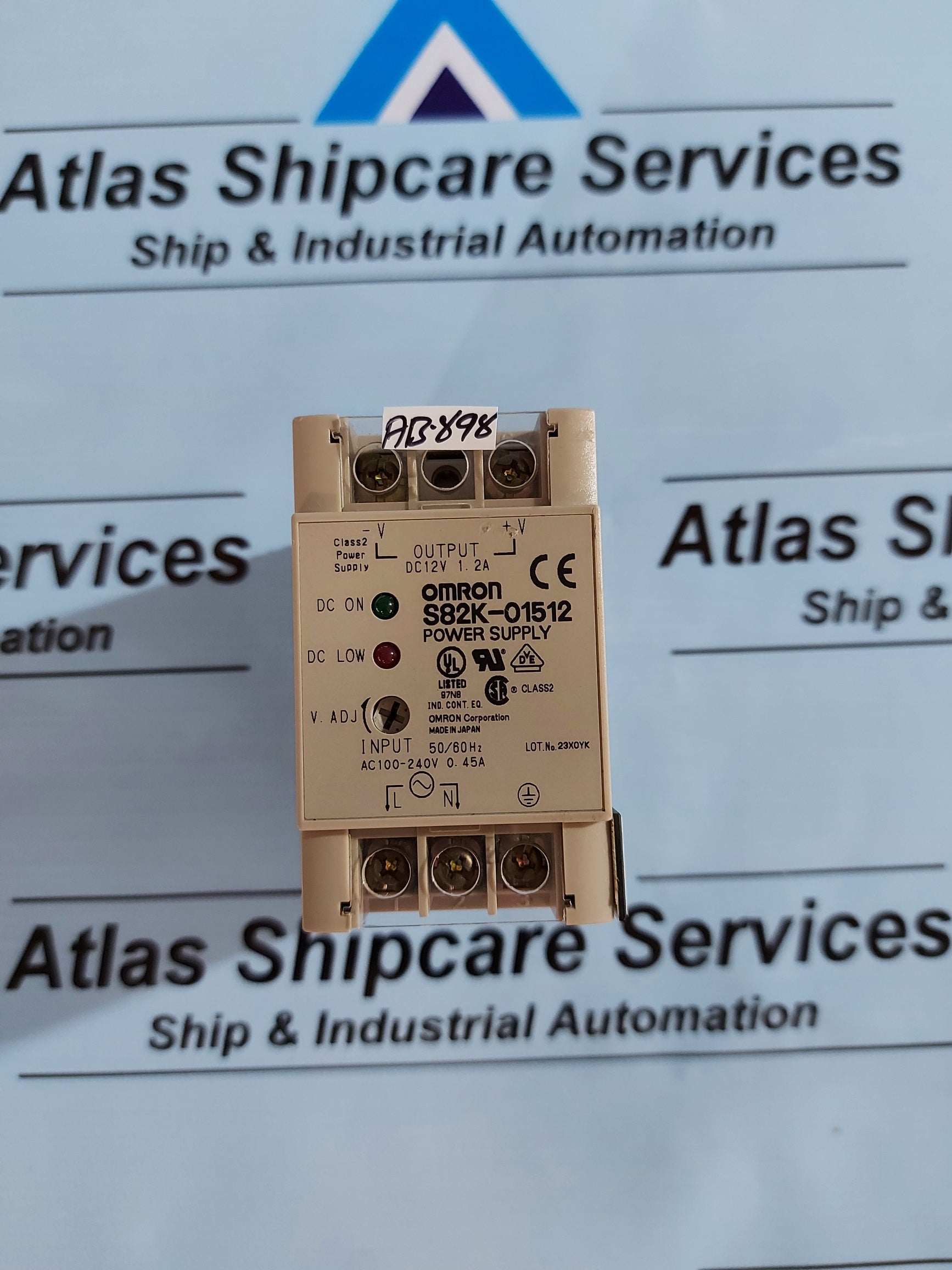 OMRON S82K-01512 POWER SUPPLY MODULE